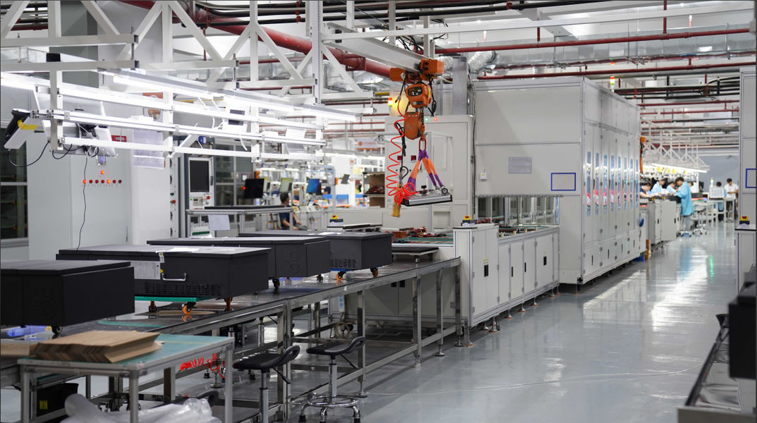 Shenzhen Resun energy Technology Co., Ltd línea de producción del fabricante