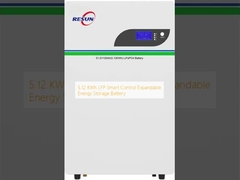5Batería de almacenamiento de energía ampliable de control inteligente LFP de.12 KWh